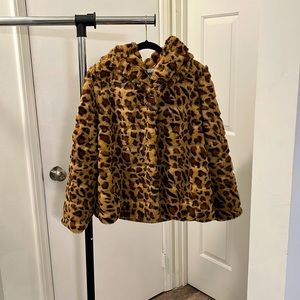 Apparis Faux Fur Leopard “Goldie Coat”